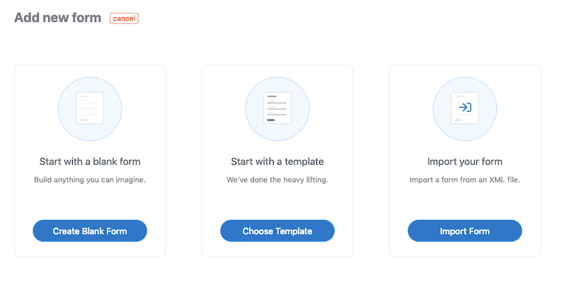 Formidable Form Types
